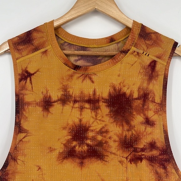 Lululemon Metal Vent Tech Sleeveless 2.0 Tank Disconnect Marble Dye Soleil Med - Picture 3 of 14